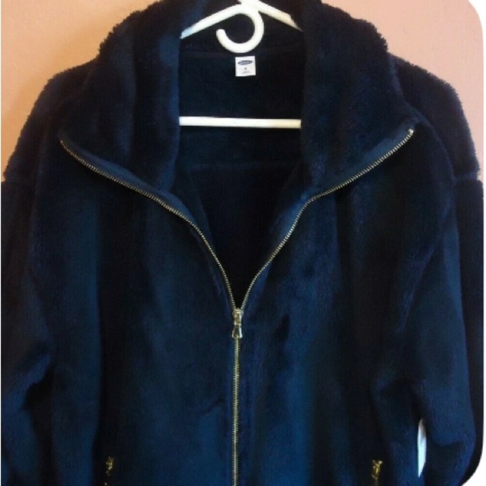 Old Navy Deep Blue Teddy Jacket